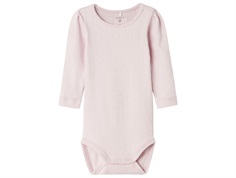 Name It bodysuit light violet with openwork pattern
